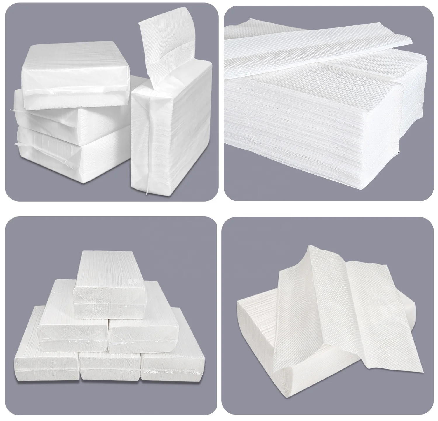 Wholesale Papier Toilette Papel Higienico Por Mayor N Fold Hand Paper