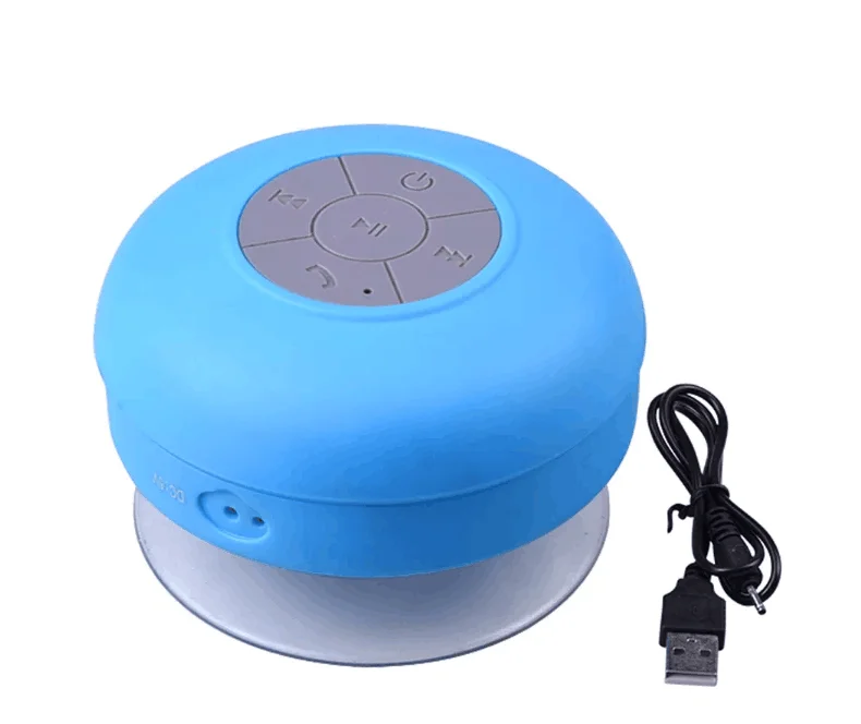 Небольшой Портативный беспроводной мини-динамик с басовым светодиодным ночным светом для домашней