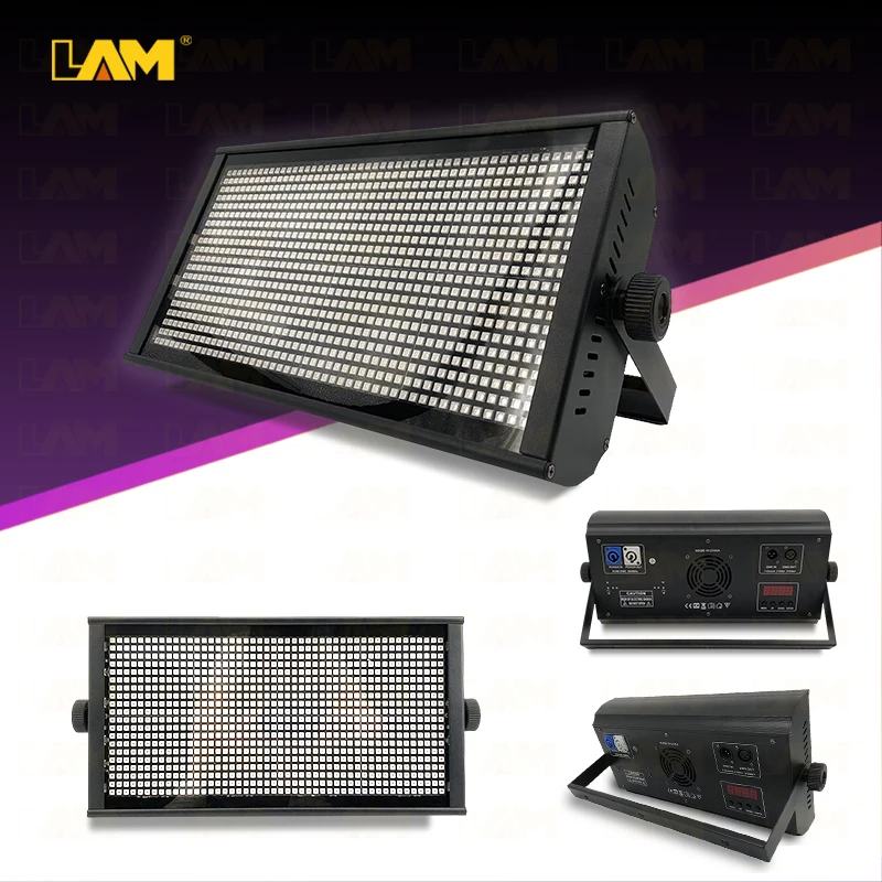 1000w светодиодные проблесковые огни RGB 3in1 сценический светодиодный стробоскоп пикселей ди-Джея свет диммер DMX Flash сценическое освещение для диско ночного клуба