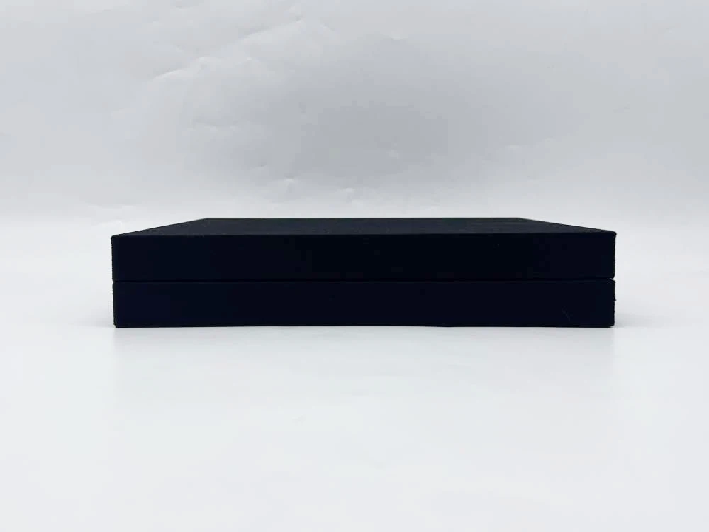 Customize high quality 4.3 inch linen black video jewelry gift box with lcd screen