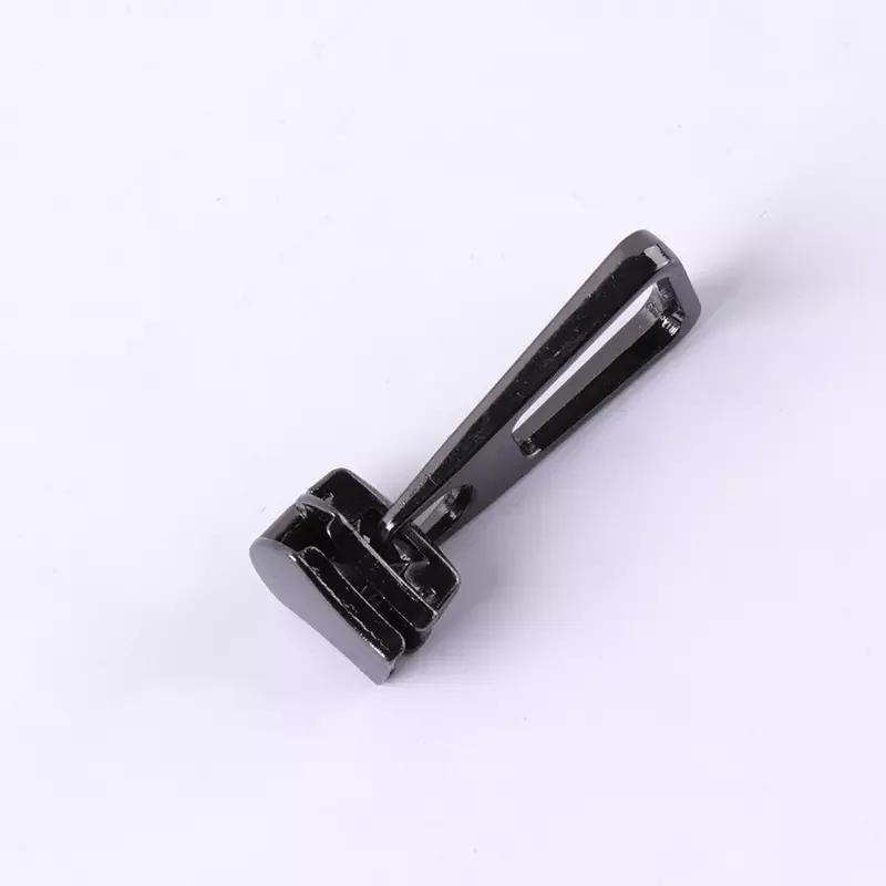 Wholesale Custom Price Design Auto Lock Zipper Zip Pull Detachable Spring Head Ring Hanging Plating For Jeans