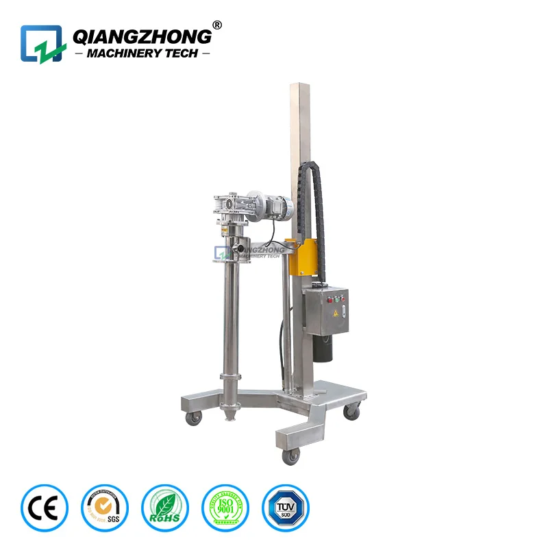 Laundry Lotion Face Cream Toothpaste Shampoo Homogenizer Mixer High Shear Liquid Mixer Cosmetic Emulsifier Mixer Machine