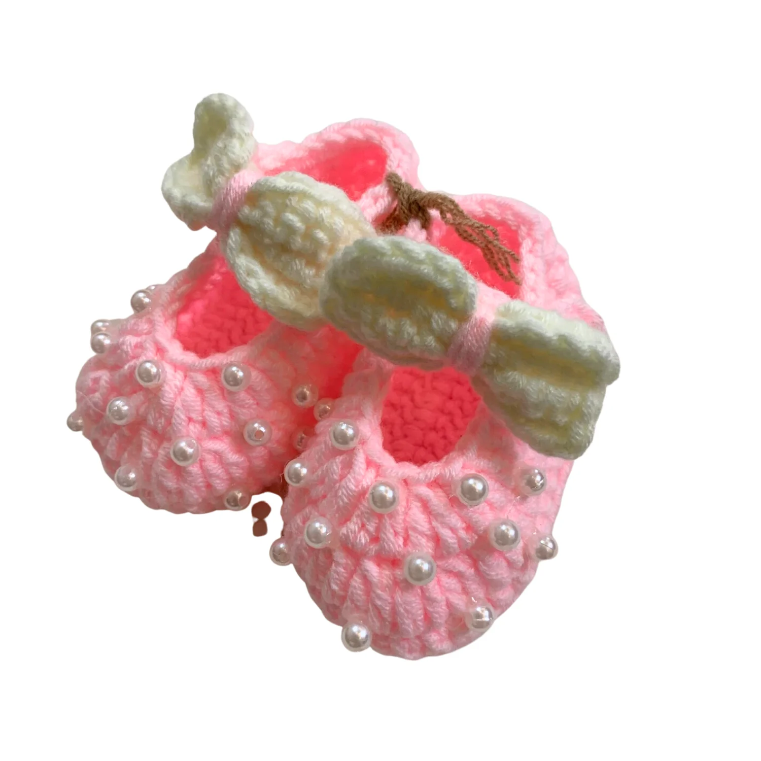 2023 Christmas Newborn Hot Selling Baby Shoes For Kids Girl Handmade Comfortable Cotton Walking Crochet From Vietnam Manufacture