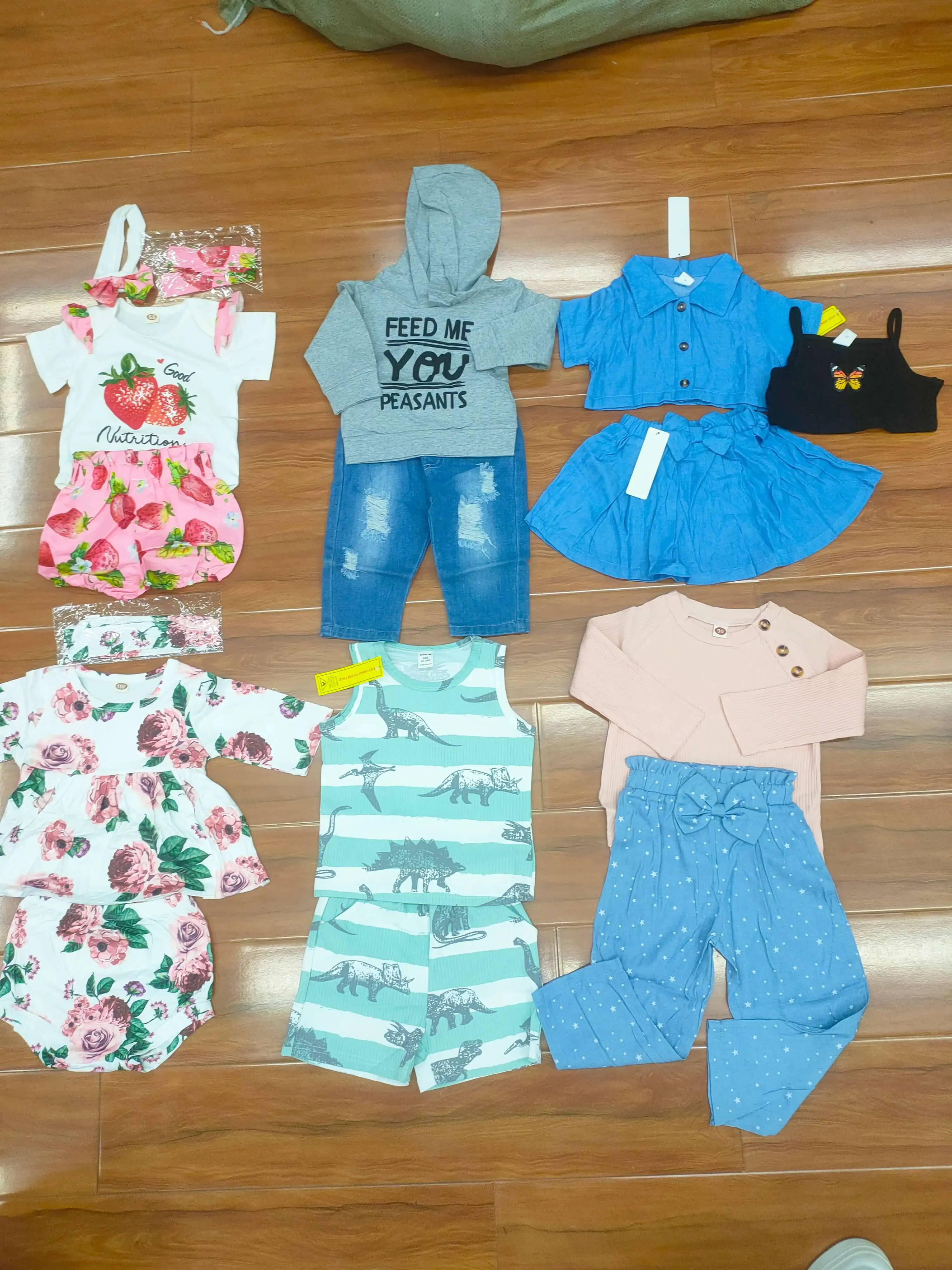 Оптовая продажа, детский комплект одежды высокого качества для мальчиков и девочек с длинным и коротким рукавом, Детский костюм, юбка и штаны, костюм для ползания