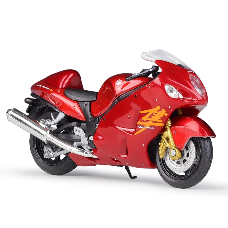 Модель 1:18 мотоцикла SUZUKI hayabusa GSX-1300 R модель статические литые машины коллекционные игрушки подарки