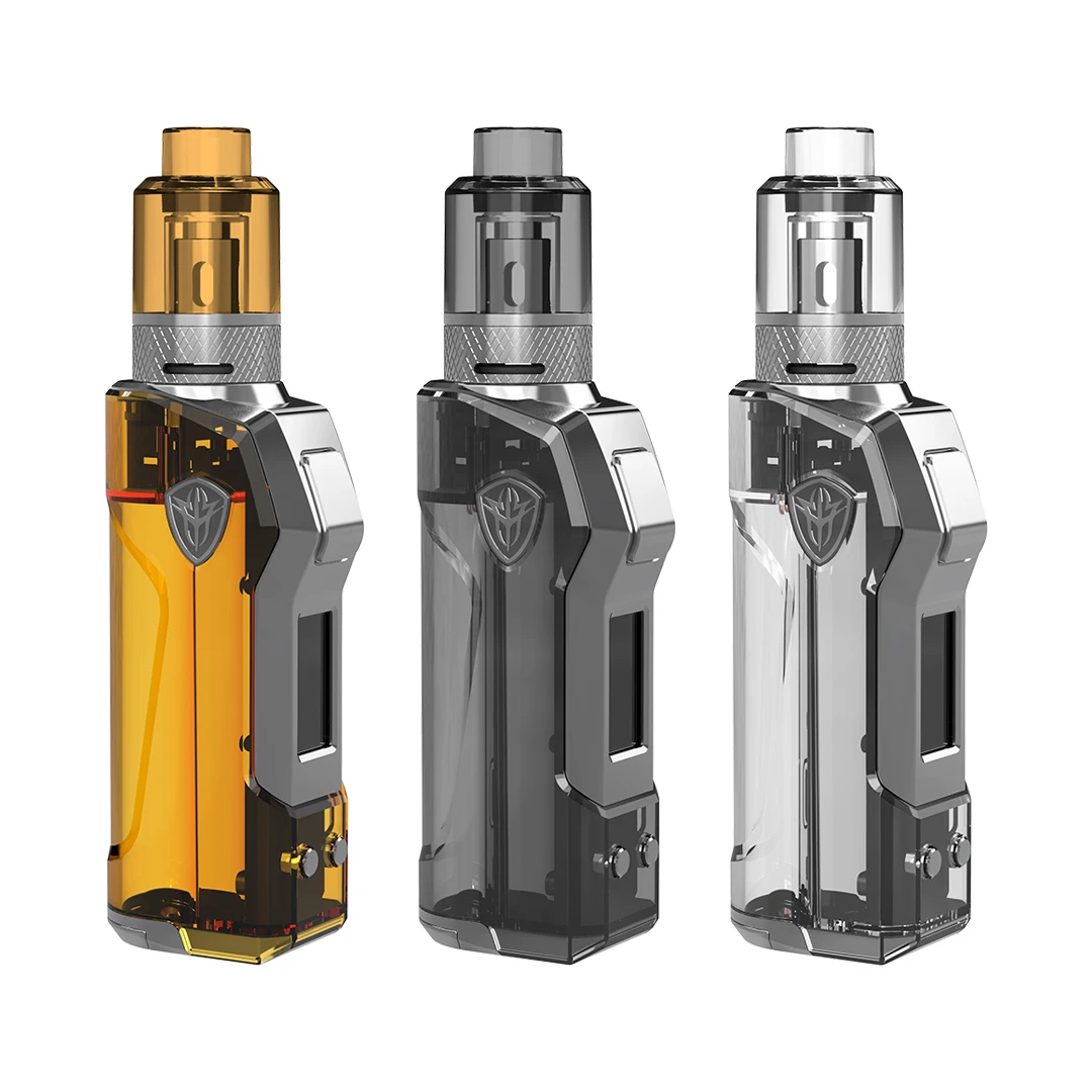  Новый аккумулятор Treding 18650 80 Вт желе бокс мод Ecig вейп с 2 катушками