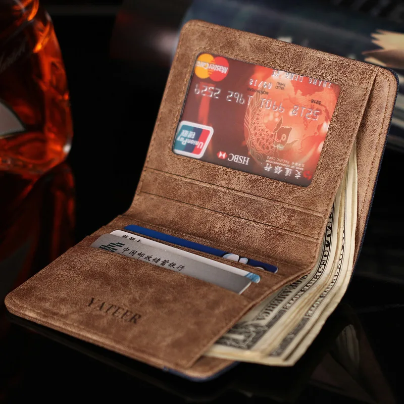 
Designer luxury brand Canvas mens wallets Solid two color YATEER wallet 123QB male ultra thin high quality purses Money Bag 