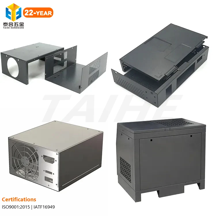 Customized Precision Sheet Metal Fabrication Aluminum Stainless Steel Sheetmetal Box Case Cover Enclosures