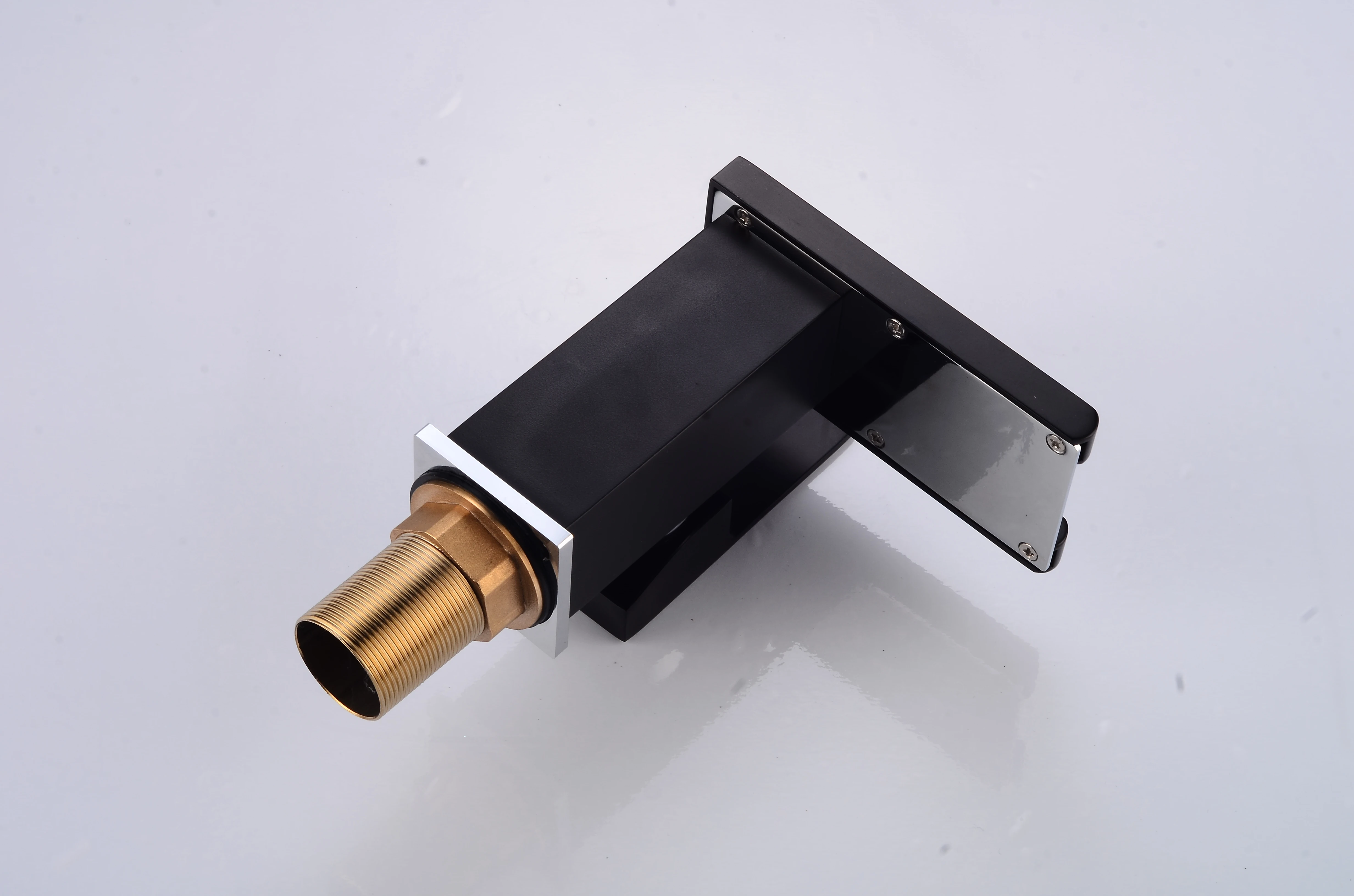  LED European Modern Sanitary Ware Hot Cold Water Tap Faucet Wash Basin Mixer Competitive Price Sale White Body