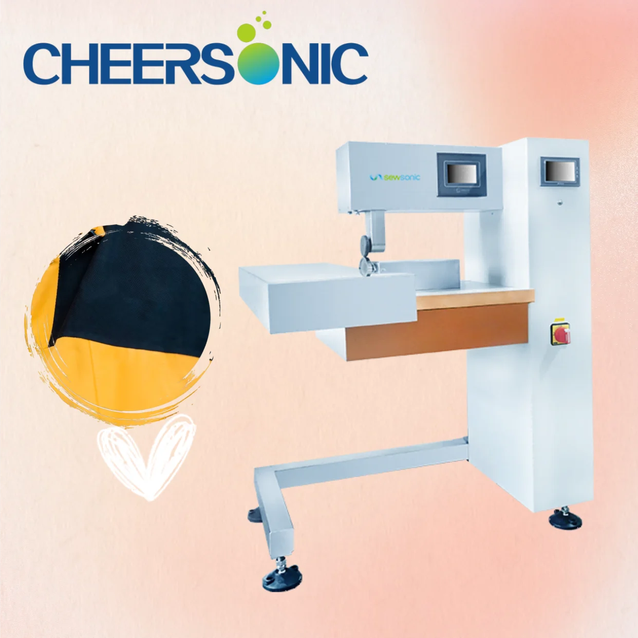 Ultrasonic Quilting table cut sweet