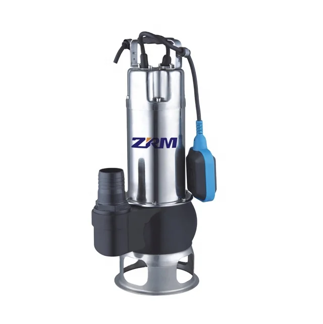 1HP 220V Vertical Pump Stainless Steel Waste Water Pump Station Submersible Pump