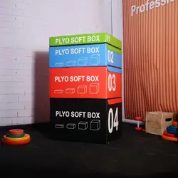 Wholesale Custom LOGO Foam Soft Plyo jump Box 4 in 1 for Jump Exercise Training