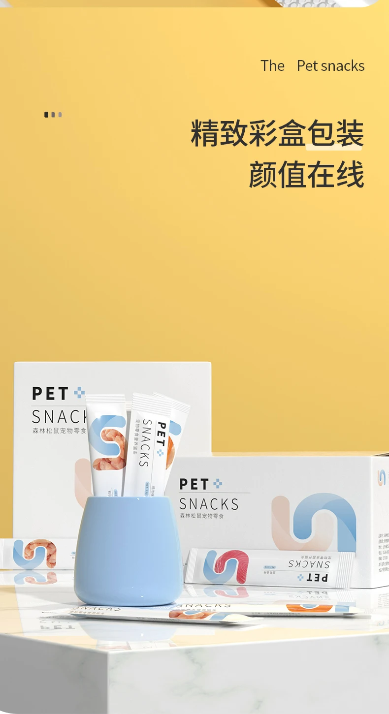 Cat Puree Salmon&chicken cream snack pet treats cat treat snack wet food, cat and dog treats, cat liquid snack