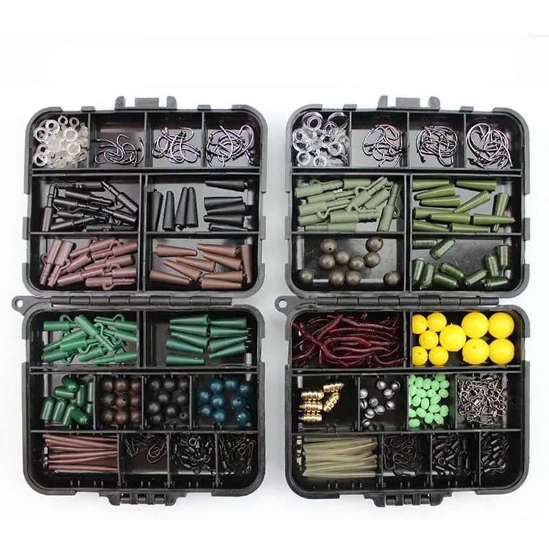 Carp fishing tail rubber tube kit carp terminal fishing tackle set fishing swivel