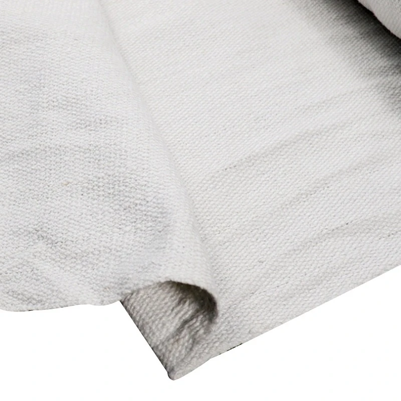 Flue high temperature seal insulation flame retardant fire retardant cloth aluminum silicate ceramic fiber cloth