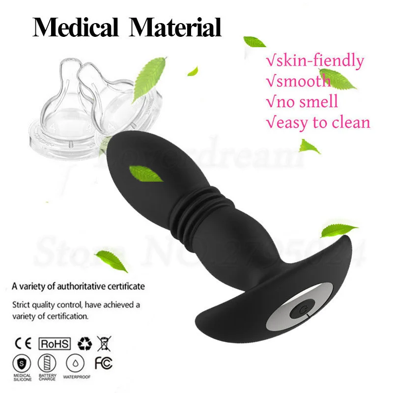 Sex Toys Wearable Vibrating Anal Sex Toys Machine Vagina Thruster Vibrator Adult Thrusting butt Plug Prostate Massager for Women