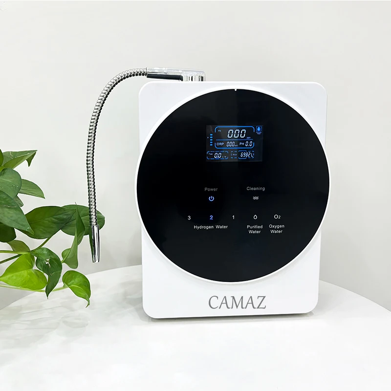 CAMAZ Japan Hydrogen Alkaline Electrolysis Water Ionizer 11 Plate Platinum Activated Carbon Filter Water Ionizer