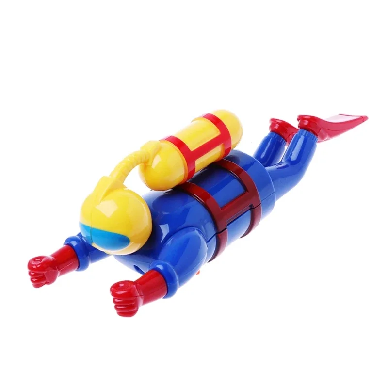 Swimmers Diver Clockwork Toy for Infants 6-12 Months Wind up Sea Game  Swimming submarine bathing and diving   pool toys