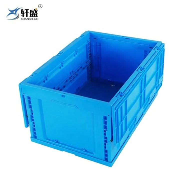 Wholesale 70L Heavy Duty Solid Moving Plastic stacking Boxes with PP Material