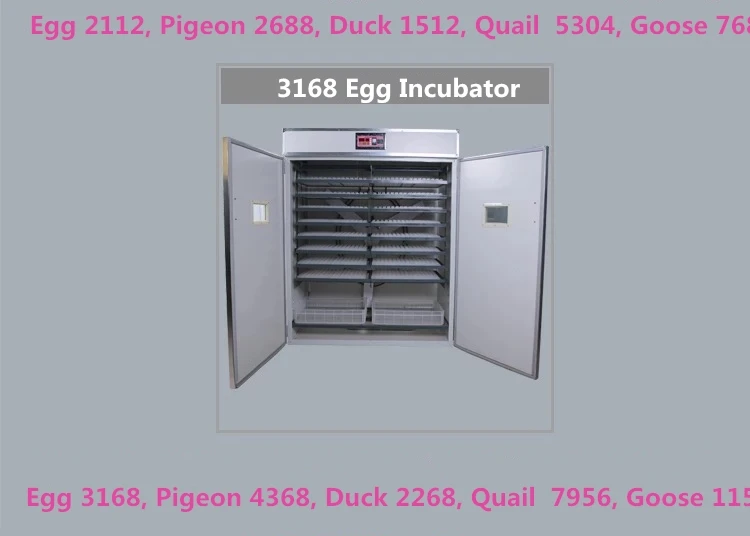 Best Price 5000 Eggs Hatchery Machine Large Automatic Eggs Tray Incubator