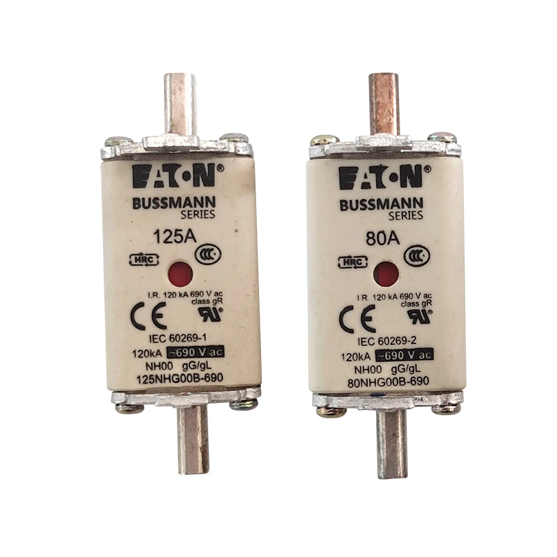 Bussmann Fuses  NH FUSE 80A 100A 125A 160A 690V NH00 80NHG00B-690 100NHG00B-690 125NHG00B-690  160NHG00B-690