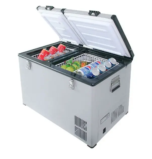 Dual Zone Portable Freezer AC&DC For Drink Fruits Vegetables Travel Car