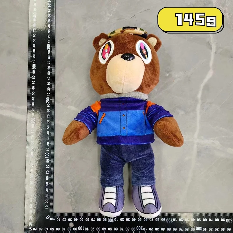 DOULUO new arrival Kanye Teddy Bear Plush Toy Stuffed Animal Plushie Doll Toys Custom Kanye West Bear for Graduation
