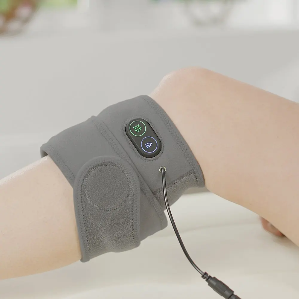 Kingworth Ultra Comfortable USB Electric Vibrations Heating Foot Leg Knee Wrap Massager