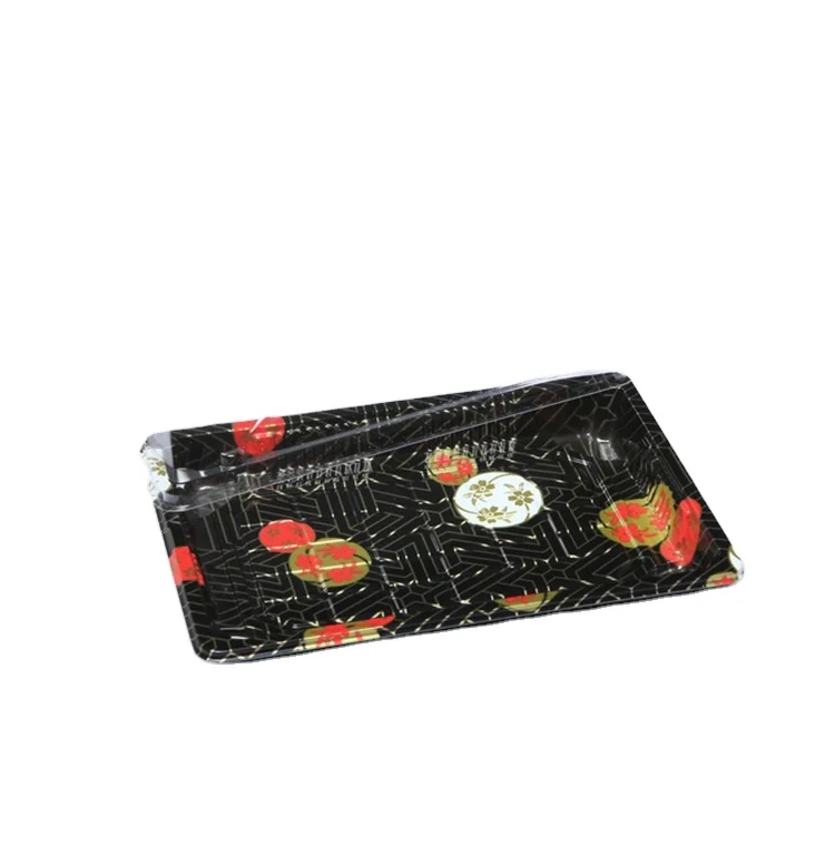 Factory Wholesale Disposable Plastic Sushi Tray Food Containers Disposable Plastic Sushi Tray Sushi Container