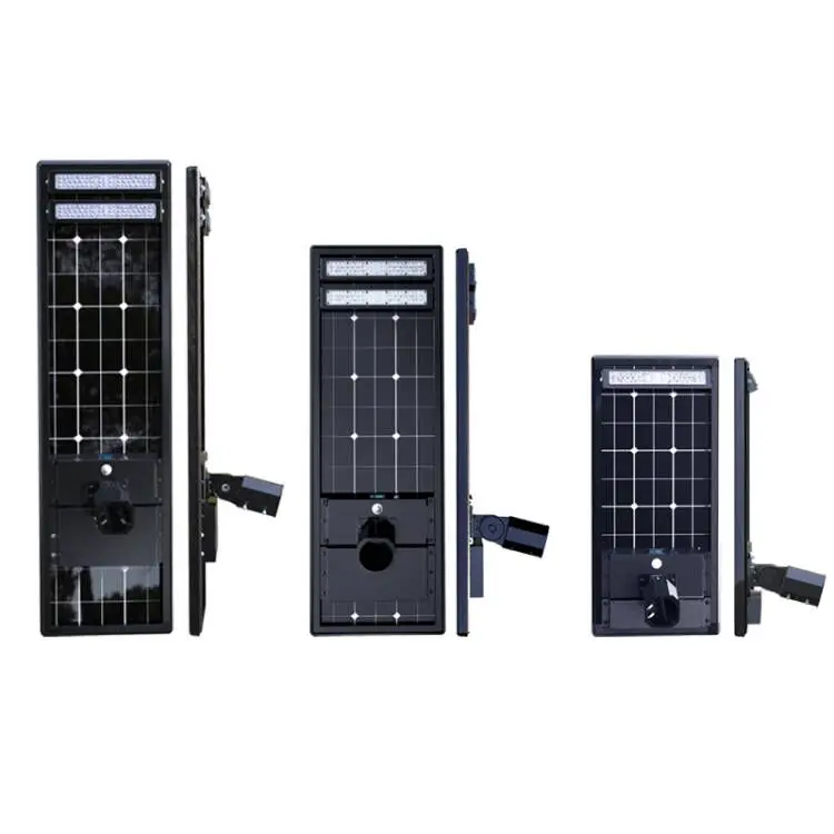 High conversion energy saving aluminum alloy material double glass solar outdoor street lighting street light led auto cleaning