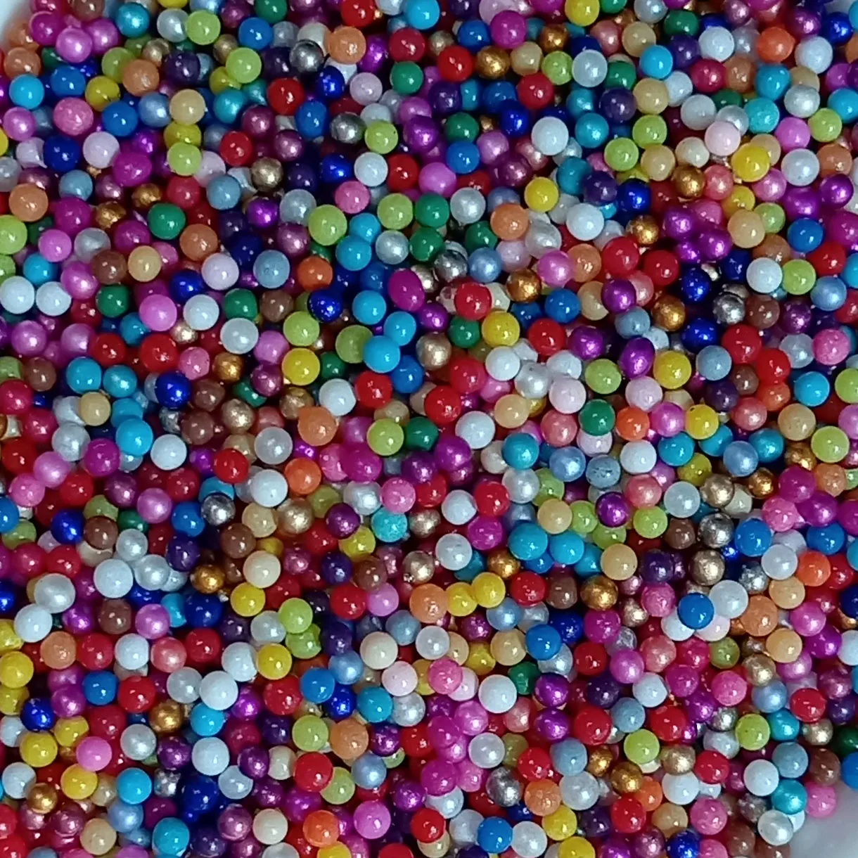 450g/bag Hot Selling 2mm Mini Pastel No Hole Beads Tiny Beads Without Hole for Slime DIY Crafts filling Jewelry Making