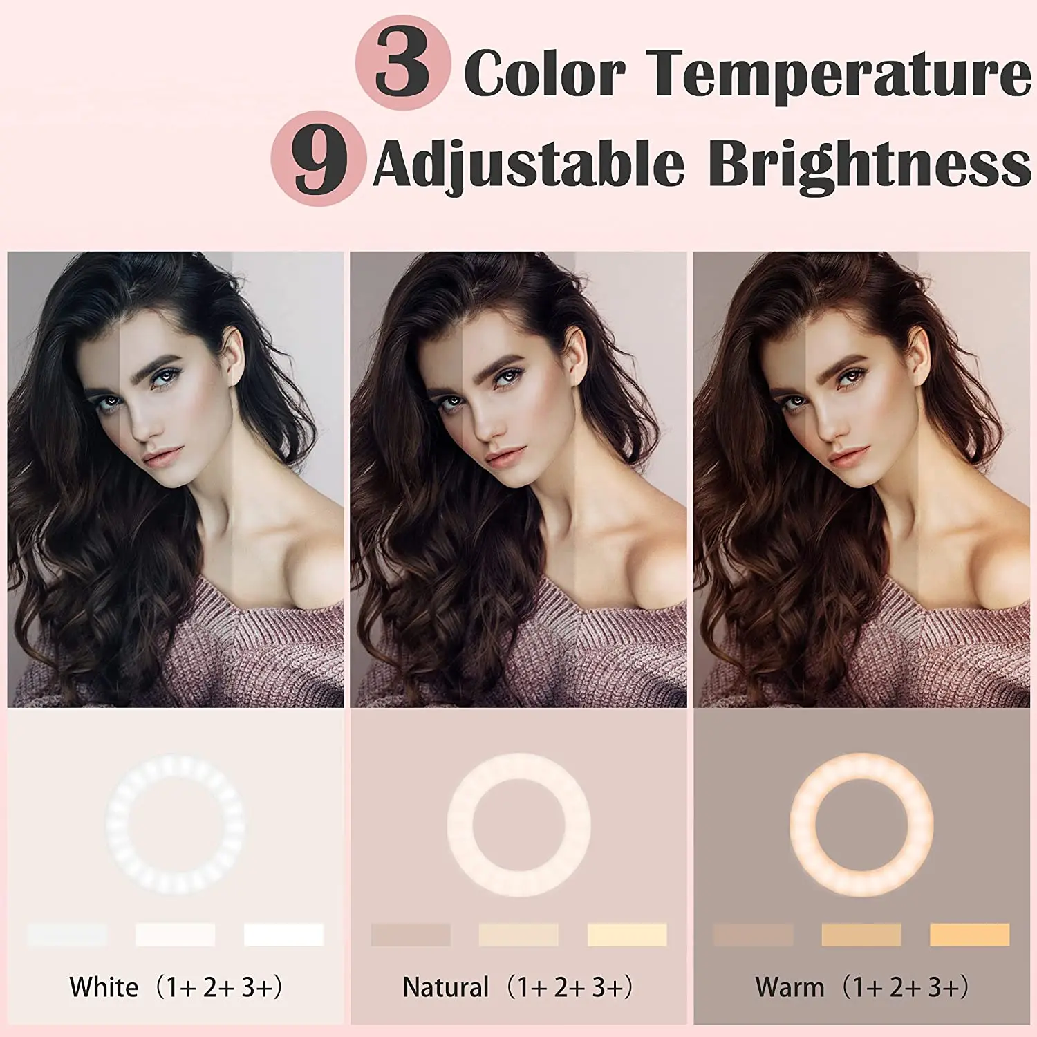 China Wholesale Vertical Ring Light Flexible Live With Tripod Portable LED Video Light