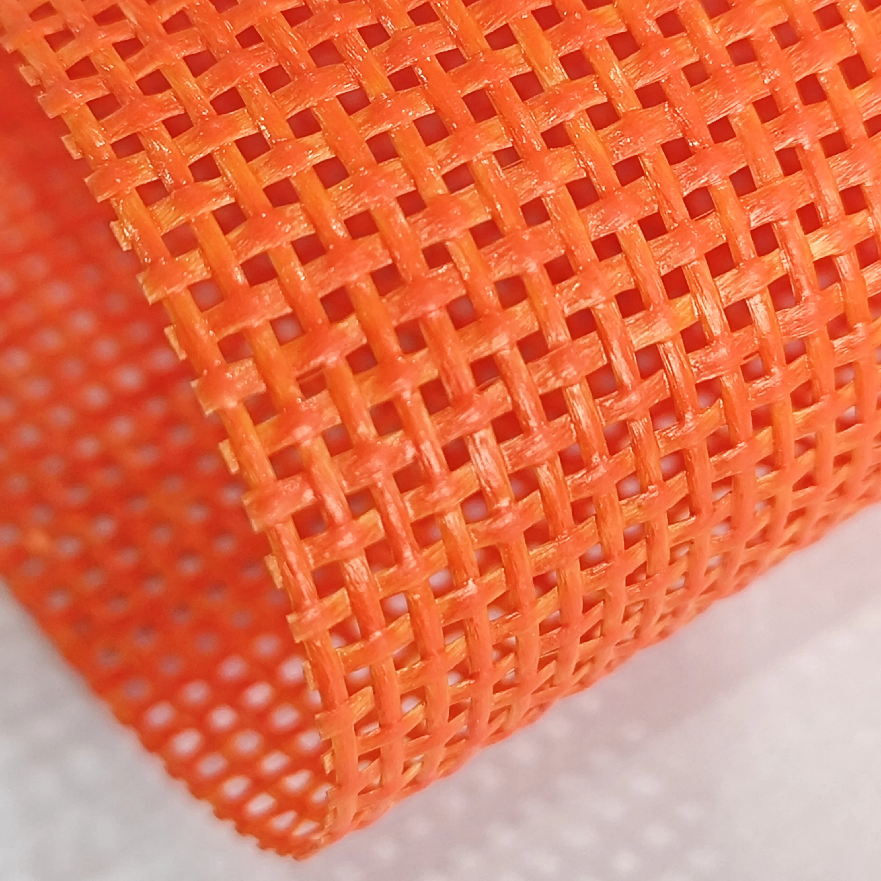 High Security of High Strength Breathable Coated PVC Mesh Fabric Alternative to Stretch Fim For Reusable Pallet Packaging Wrap