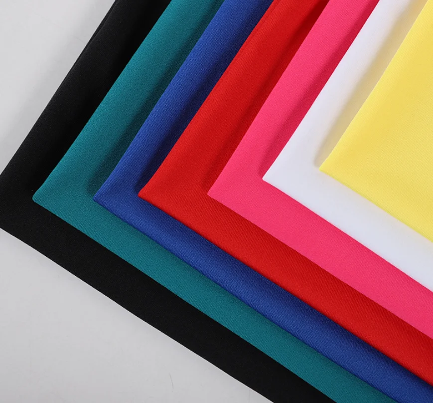 High Quality Basic Colors 96% RAYON 4% SPANDEX Plain Dyed