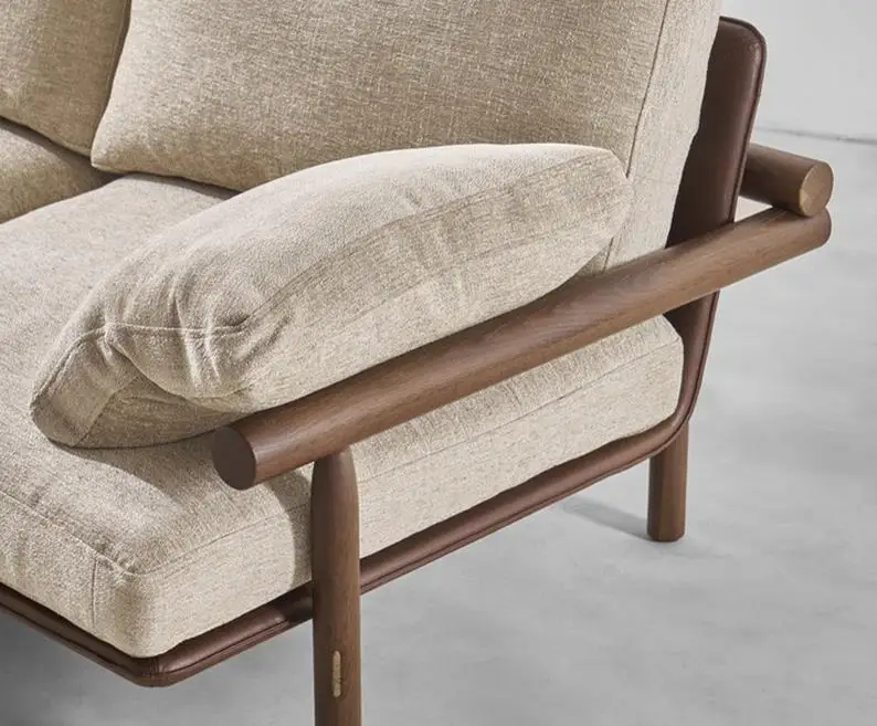 AJJ-MD017 Chinese classic solid wood sofa Home Inn Villa hotel full set of custom furniture