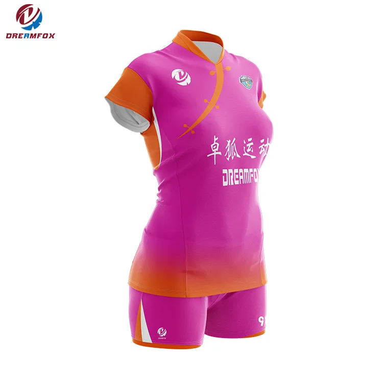 professional customized sleeveless sublimation volleyball jersey design your own logo breathable volleyball shirt for women