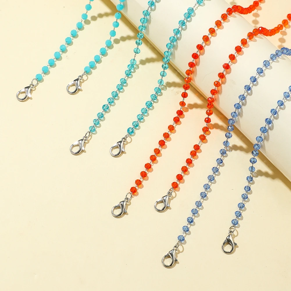 VIFF X2135 Small Pearl Glasses Chain Unisex Eyeglasses Cord Sunglasses Chain Neck Strap Rope Anti skid Spectacles Lanyard