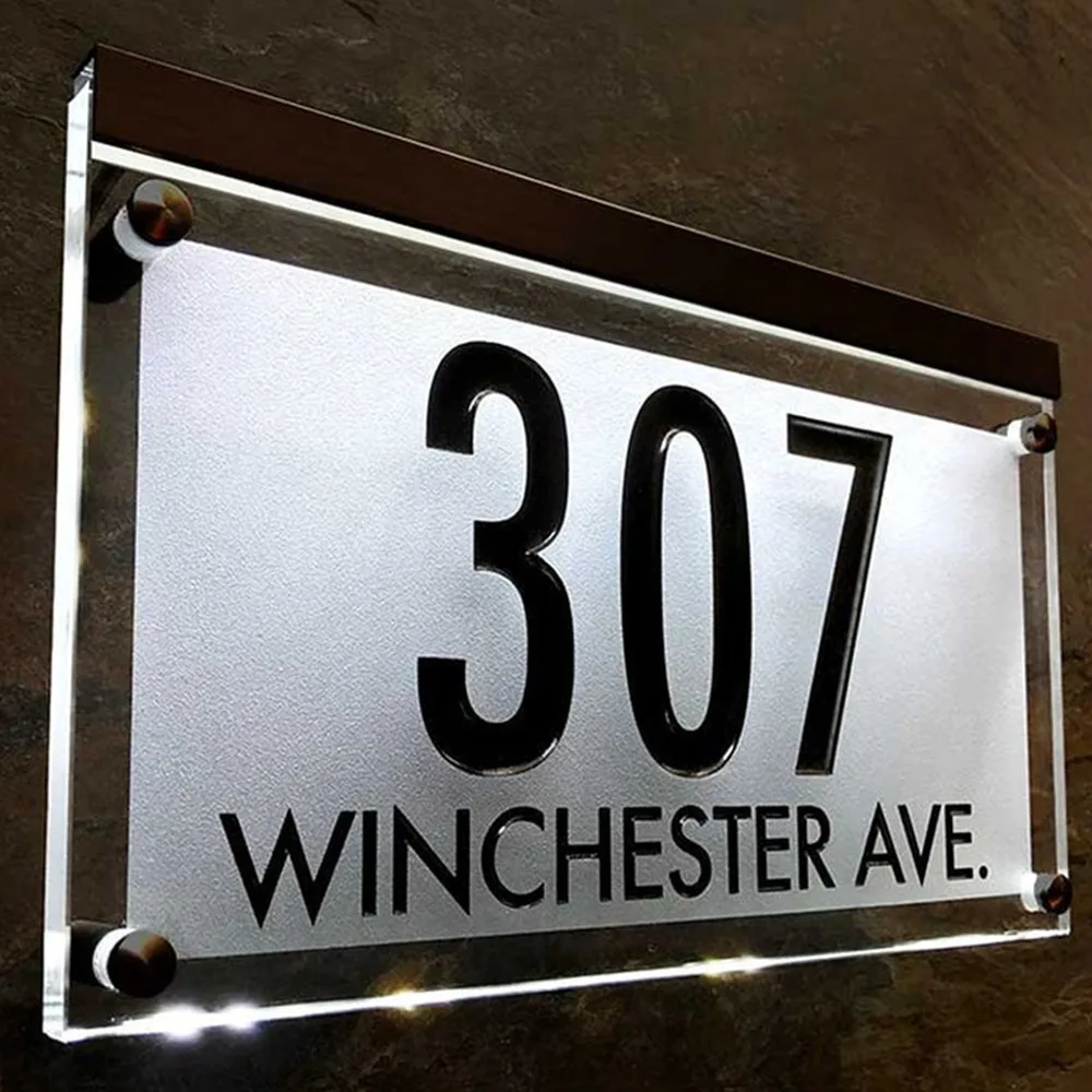 Wholesale acrylic door sign office room door number plate
