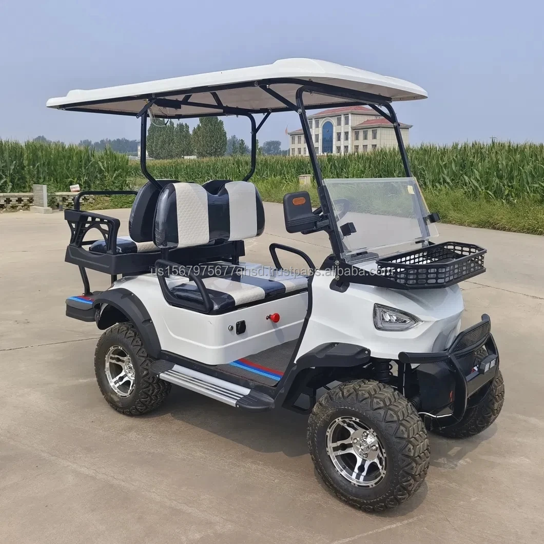 2 4 6 seater chinese electric golf cart car for sale 72V lithium custom comfortable 4 seats golf karts