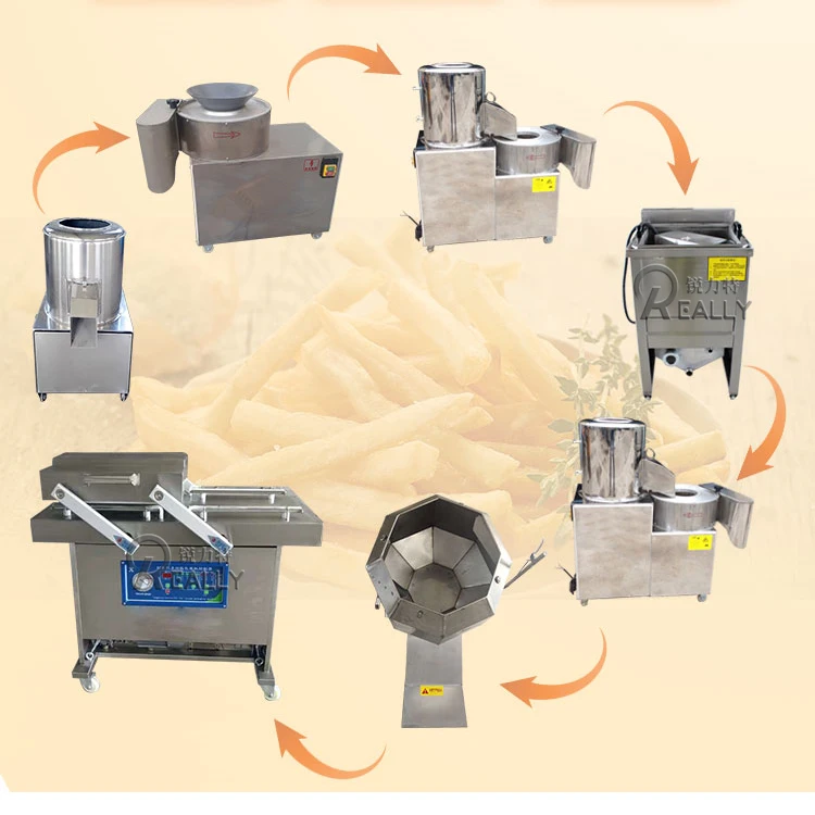 OEM Semi-automatic potato chips machine price, best selling 30-50kg/h potato chips making machine