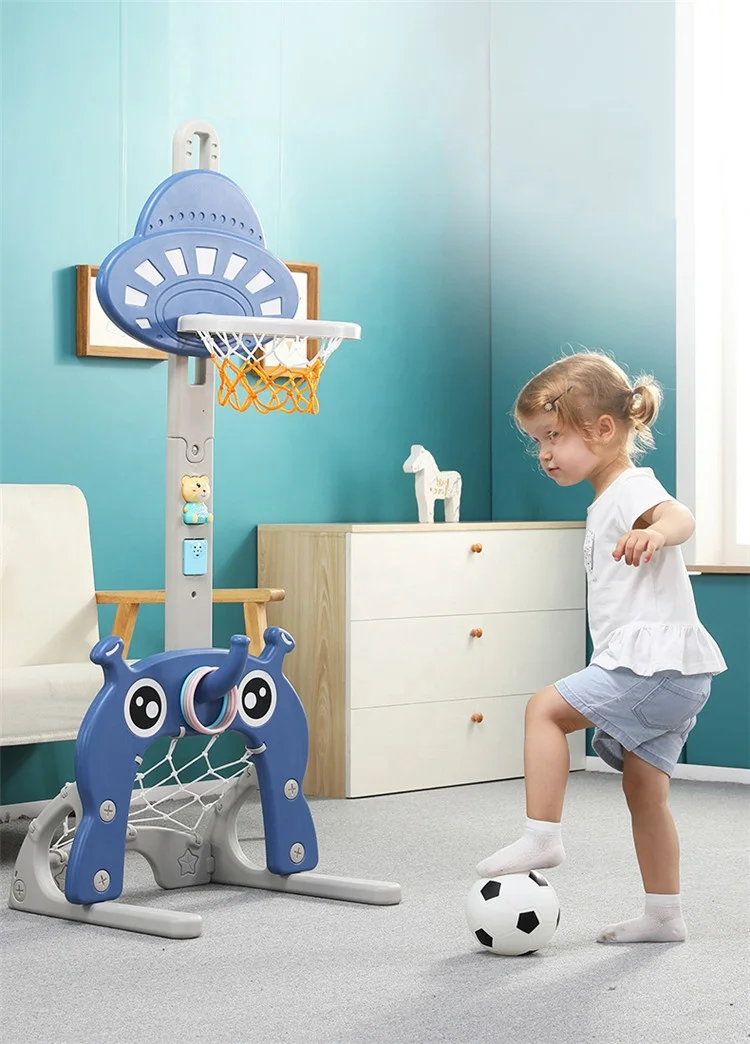 Manufacturer professional indoor kids adjustable height portable basketball stand with hoop