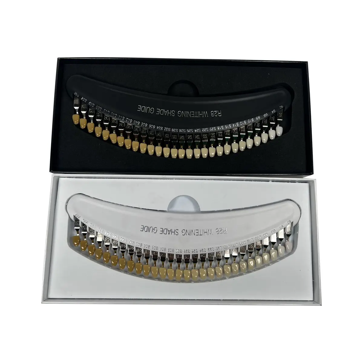 2024 newest Top Professional Dental Teeth Whitening Bleaching Teeth Shade Guide