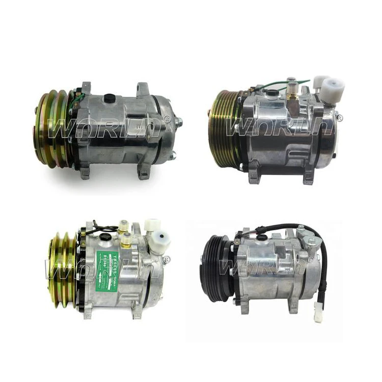 12V/24V dc Air Conditioning Compressor SD5H14/6664 SD7H15 508 709 5H11 sd7H13  For Bus For Truck For Universal  AC Compressor