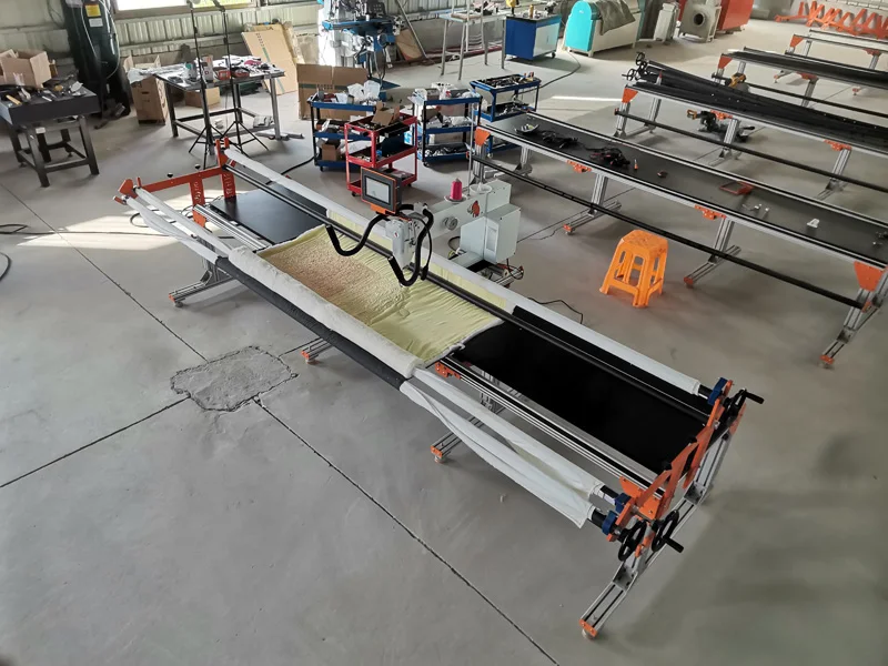 Wholesale long arm household mini single needle sewing machine with led domestic sewing machine