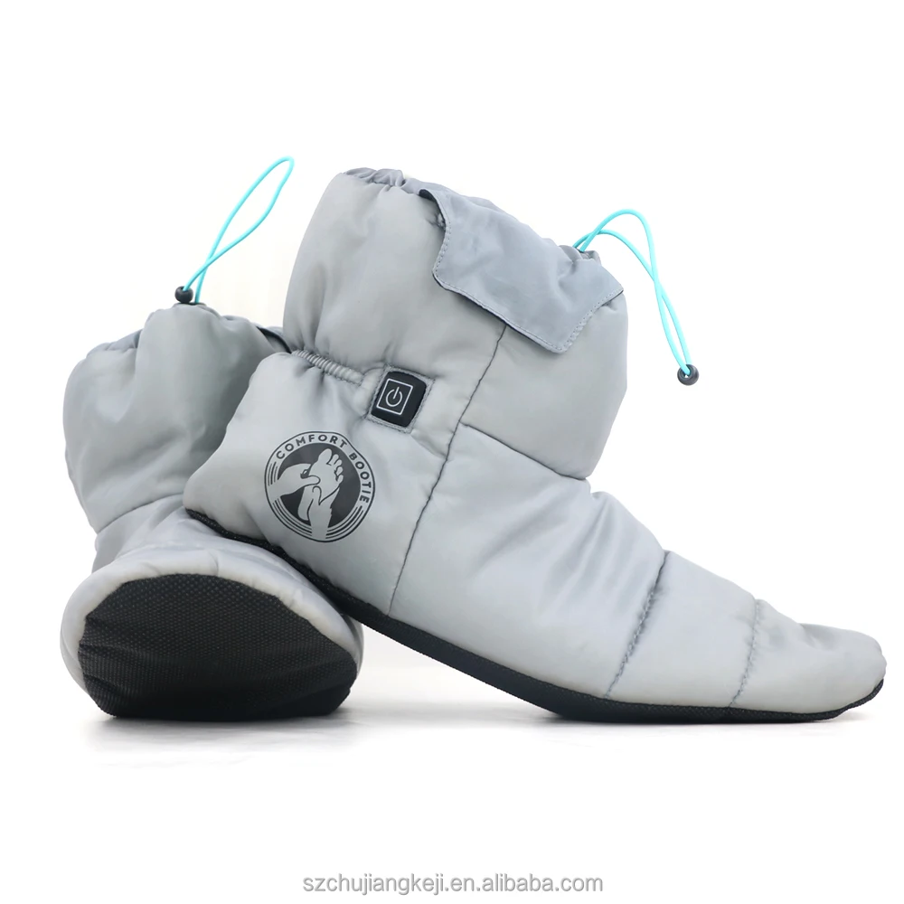 Made in China high quality grey multifunctional winter warm heating shoes electric heating function shoes