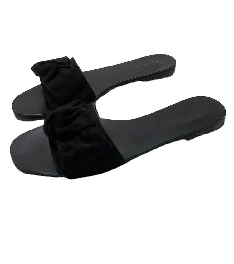 Factory stock women summer slipper new outdoor flat slipper for ladies