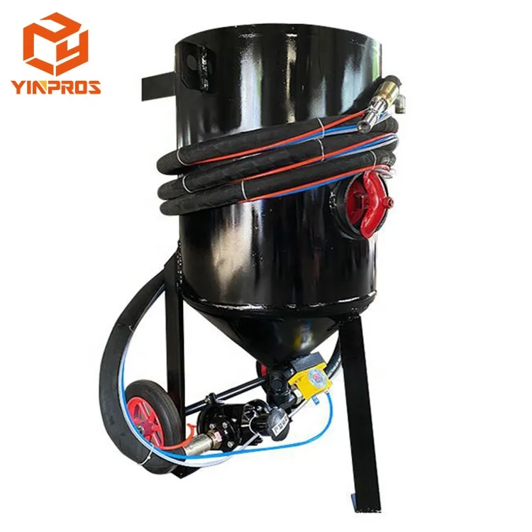 outdoor huge iron steel works rust removal cleaning sand blasting cabinet for renovation projects