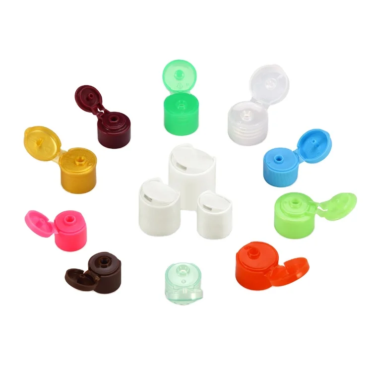 Plastic 24/410 Round Colorful Customized Custom Color Plastic Flip Top Cap Manufacturer With Private Logo