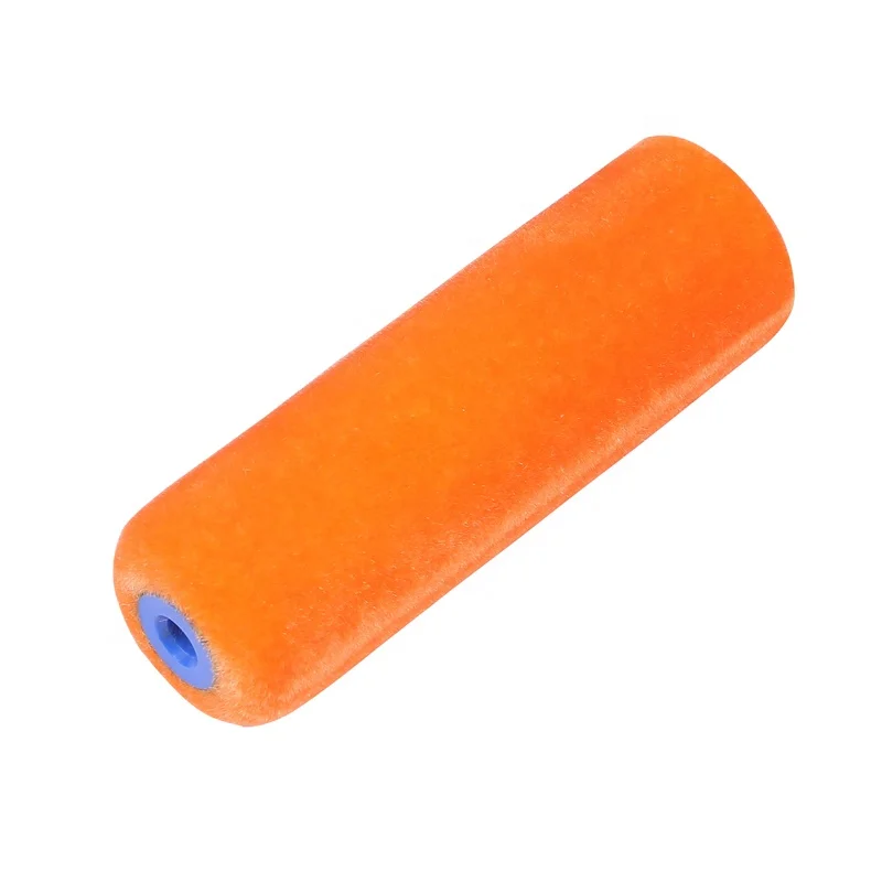 High Quality Orange Flock Foam Paint Roller Cover