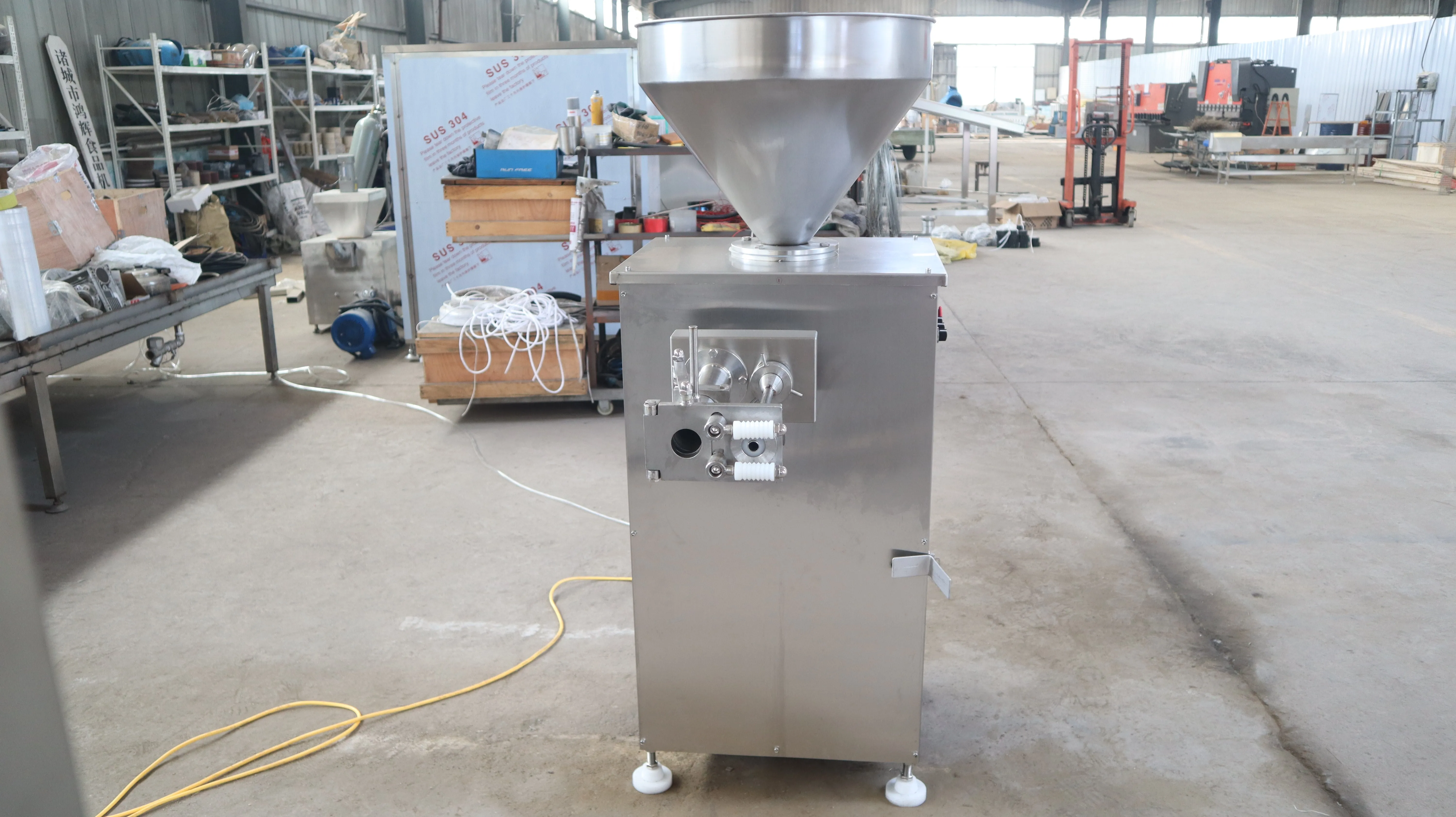 2023 Industrial Sausage Stuffing Tying Filling Filler Meat Product Making Machines Automatic For Electric Sausage Stuffer Maker